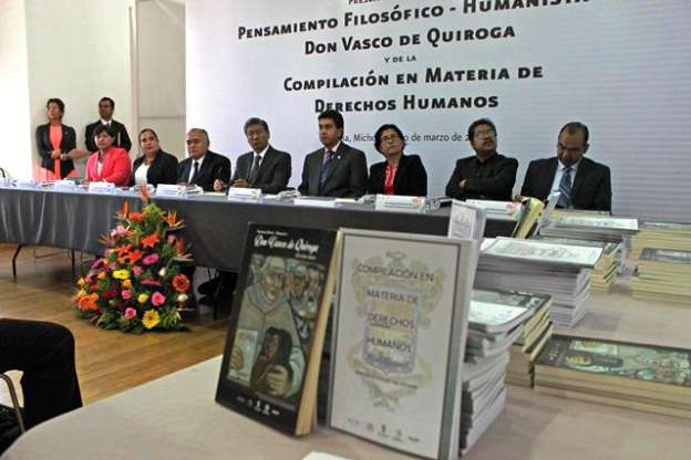 Presentan libro "Pensamiento filosófico-humanista de Don Vasco de Quiroga"