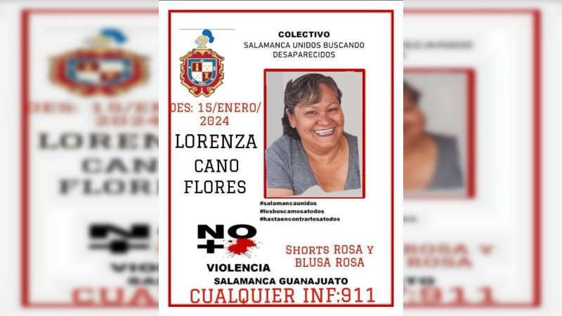 Sujetos armados privan de la libertad a Lorenza Cano, buscadora de Salamanca, y asesinan a su esposo e hijo