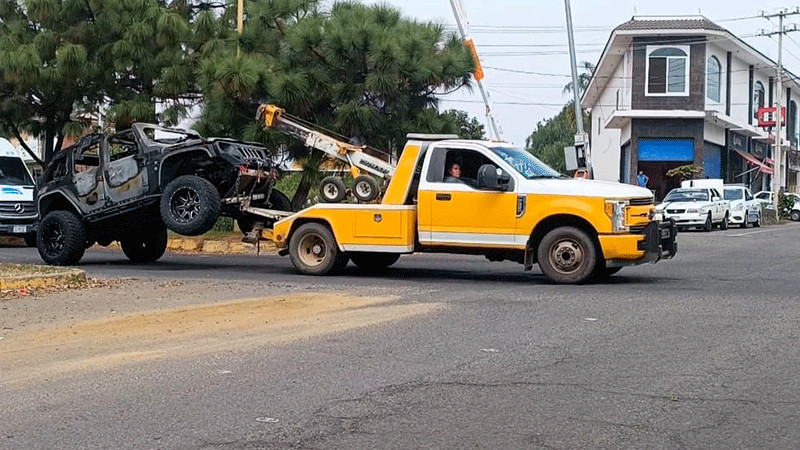 Fallece uno de los tres heridos en lote de autos de Uruapan