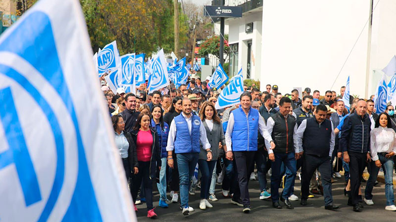 Acción Nacional muestra fuerza y respaldo en Morelia porque las cosas se han hecho bien: Marko Cortés