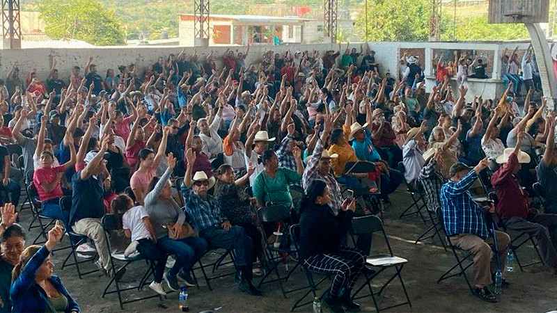 Elige comunidad de Tomendán transitar al autogobierno y presupuesto directo