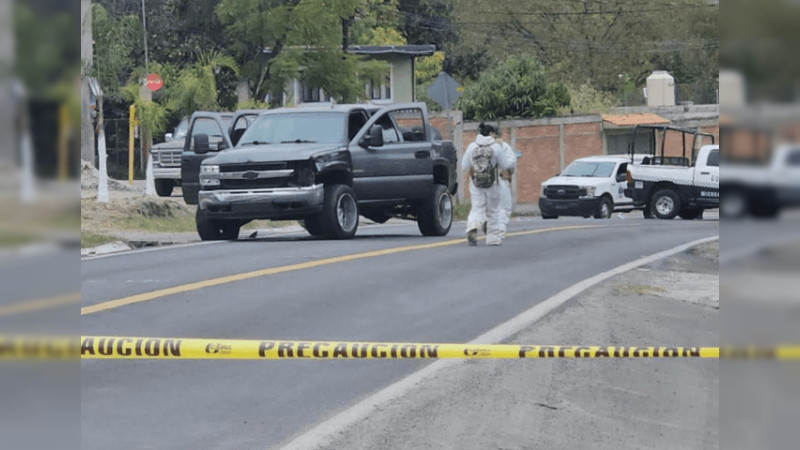 De instalaciones de MP en Zinapécuaro secuestran a dos hombres: Balacera deja un muerto y sigue búsqueda de víctimas