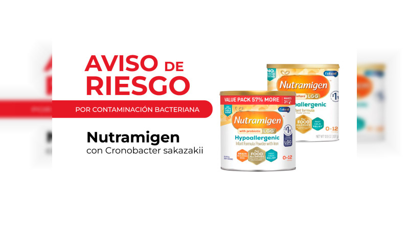 Cofepris alerta por bacteria en fórmula infantil 'Nutramigen'