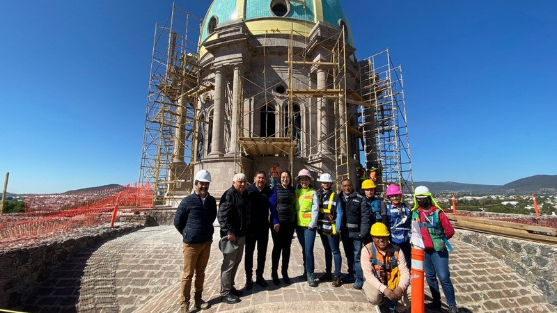 Restauración de Parroquia de Santa Rosa en Querétaro estará a finales de enero: Beatriz Marmolejo