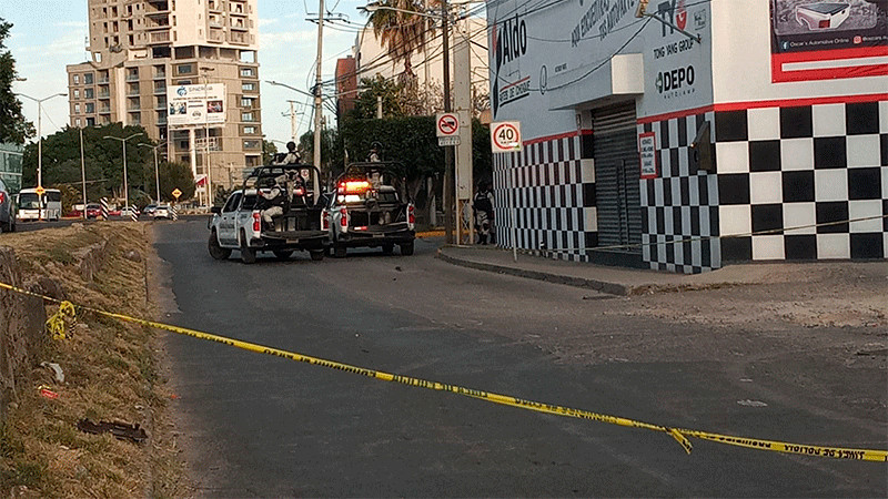 Se registra persecución y balacera en calles de Celaya; hay tres fallecidos