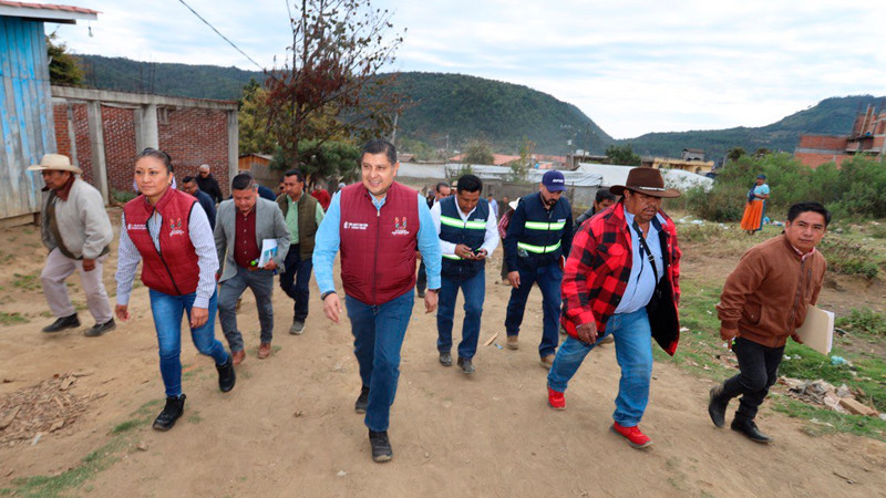 Gobierno de Nacho Campos logra inversión histórica para Capacuaro, Uruapan