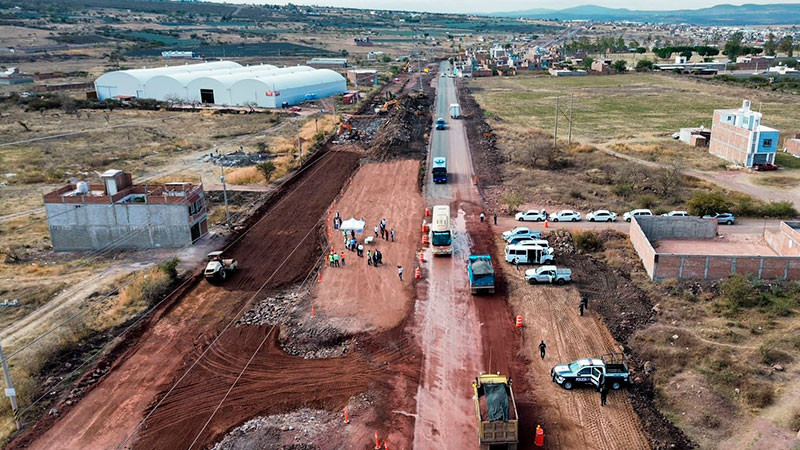 Libramiento Martí Mercado de La Piedad, Michoacán, contribuirá al desarrollo económico de la región: Alfredo Ramírez Bedolla