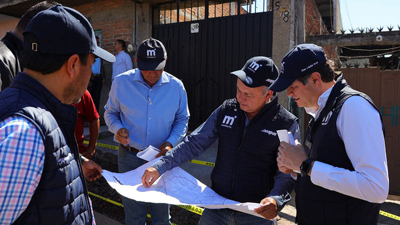 Alfonso Martínez, edil de Morelia, Michoacán, arranca la construcción del Acuaférico de Morelia