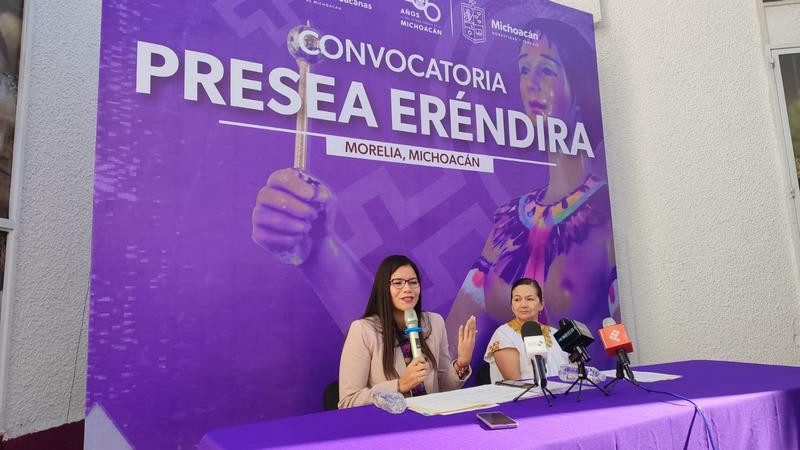 Anuncia Seimujer la Presea Erendira 2024; podrán participar mujeres trans