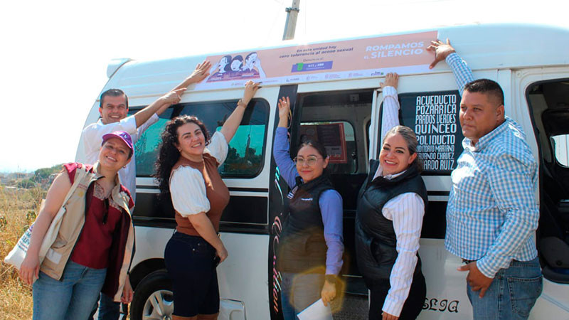 Consultarán a mujeres de Uruapan, Michoacán, para prevenir violencia en el transporte