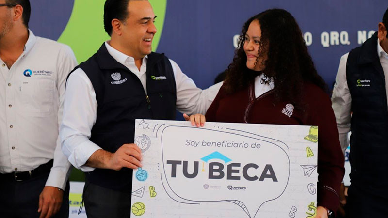 Beneficiarán a más de 4 mil estudiantes queretanos con programa “Tu Beca”