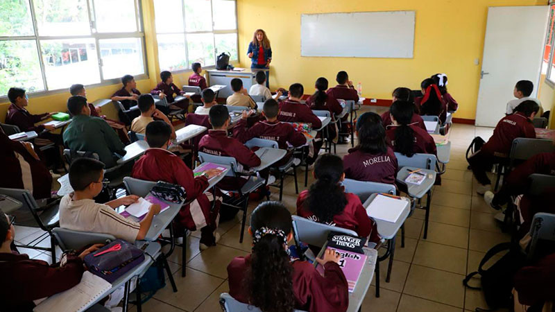 Sector educativo de Michoacán levanta encuesta sobre abandono escolar