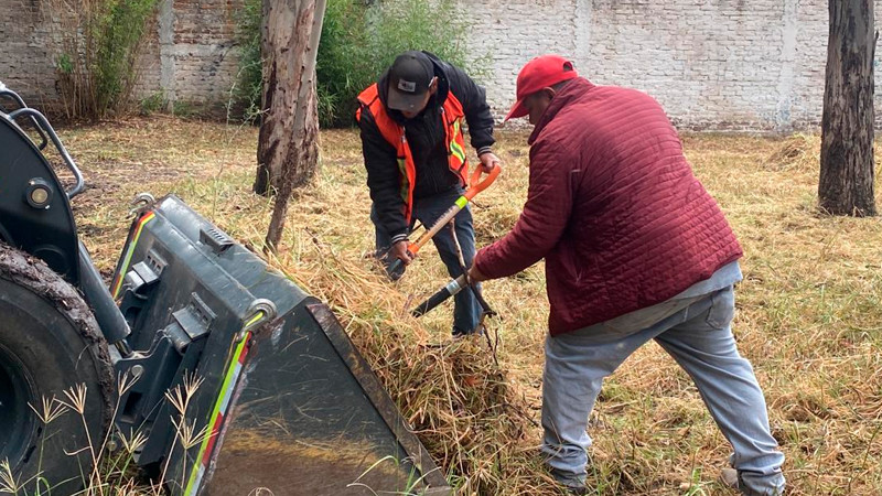 Gobierno Municipal y ciudadanía recuperan 3 áreas verdes