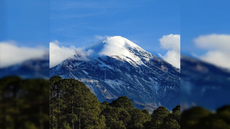 Nieve cubre el Pico de Orizaba y Cofre de Perote