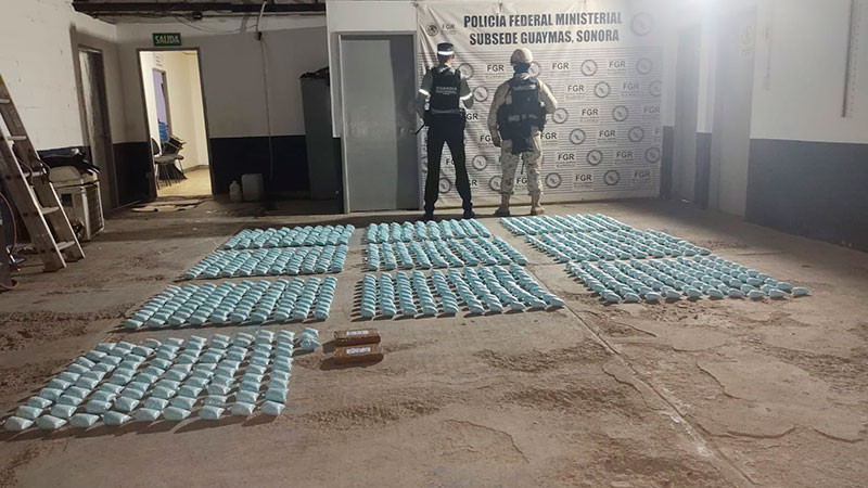 Guardia Nacional incautó 2 millones de pastillas de fentanilo en Guaymas, Sonora 