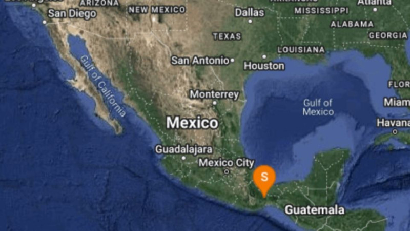 Sismo de magnitud 4.6 se registra en Oaxaca