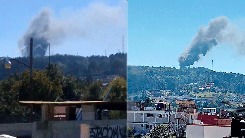 Se reporta incendio en ductos de Pemex en Huauchinango, Puebla