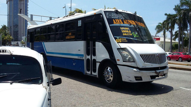 Escasea transporte público en Acapulco por ola de violencia