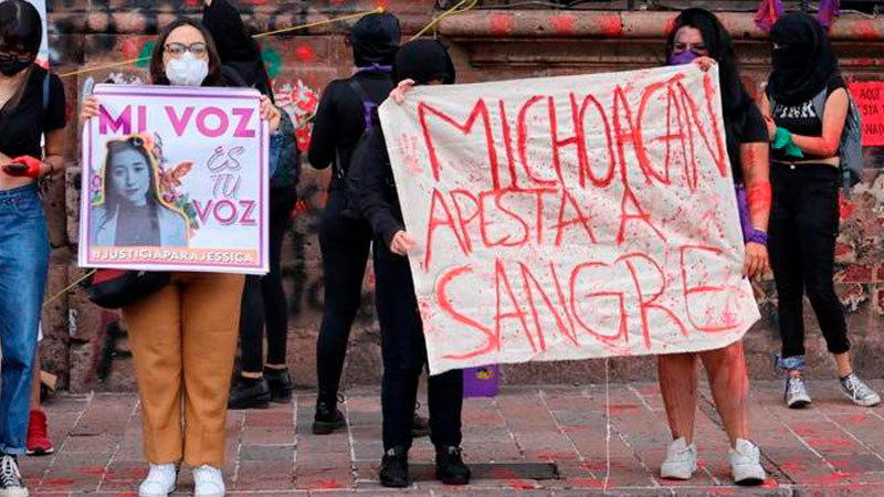 Posiblemente se coloquen vallas en el Palacio de Gobierno, en Morelia, para las marchas del 8M