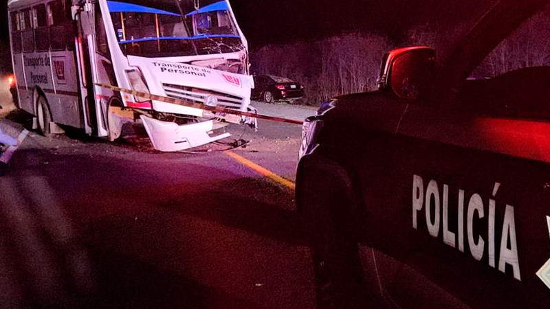 Choque sobre carretera México-Nogales deja un muerto y 7 heridos