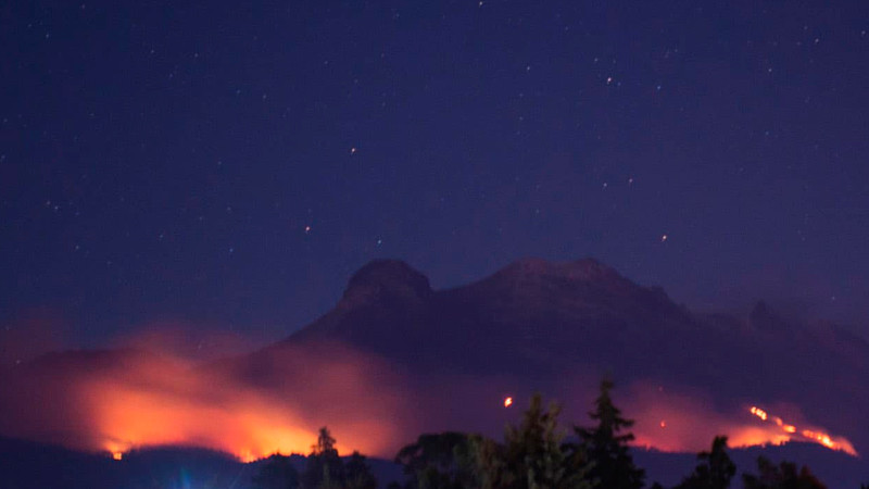 Cierran Parque Nacional Izta-Popo, por incendio forestal