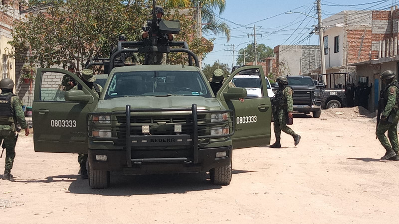 Se registra intensa movilización policiaca en Celaya, Guanajuato; se trató de un cateo