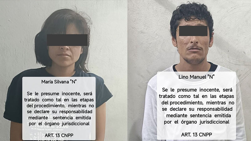 Policía Municipal de Mazatlán detiene a pareja por posesión de vehículo robado 