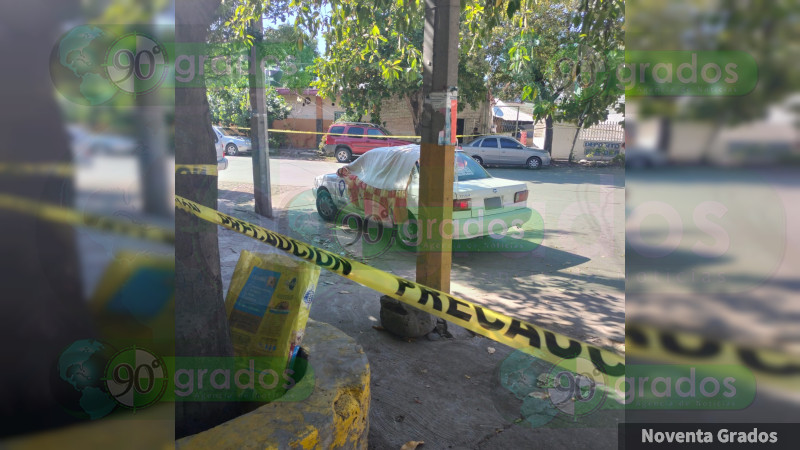 Era taxista y presunto líder cobracuotas el asesinado en Apatzingán, Michoacán 