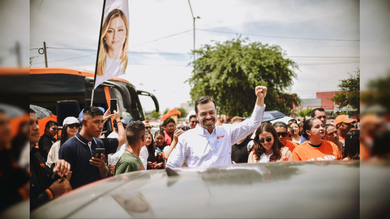 Pese a que INE registró que Máynez es el candidato que menos eventos ha realizado, él aseguró que no ha dejado de hacer campaña