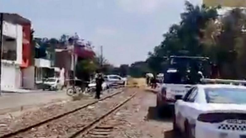 Tren arrolla y mata a una persona en Morelia, Michoacán 