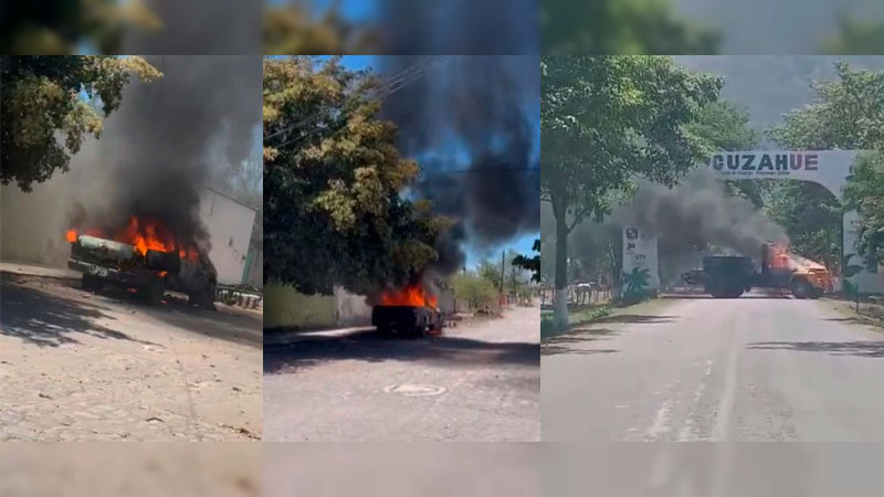 Secuestro en Tecomán, Colima, desata balaceras, bloqueos y granadazos hasta Coahuayana, Michoacán 