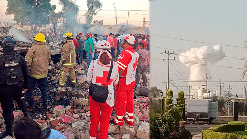 Una persona pierde la vida tras explosión de polvorín en Puebla