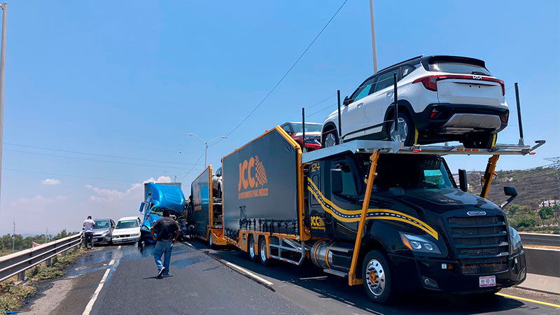 Trágico accidente en el libramiento Norponiente de Querétaro 