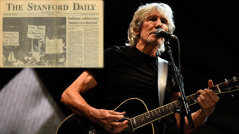 El músico británico, Roger Waters, felicita a Claudia Sheinbaum y le pide apoyar protestas estudiantiles pro Palestina