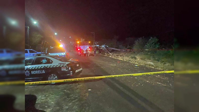 Accidentes viales nocturnos en Morelia y la Autopista Siglo XXI dejan dos muertos y 5 heridos