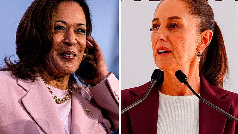 Harris y Sheinbaum habla  sobre migración y combate al tráfico de drogas 