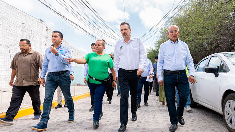 Entrega Gobernador de Querétaro obras en Corregidora por 15.7 mdp