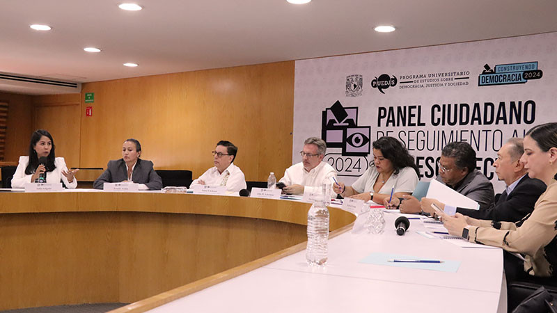 Panel Ciudadano del PUEDJS de la UNAM analiza el proceso electoral del 2 de junio y da recomendaciones 