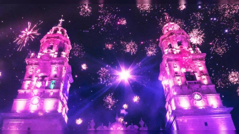 Gobierno de Morelia invita a festejar el Día del Padre con el espectacular encendido de la Catedral