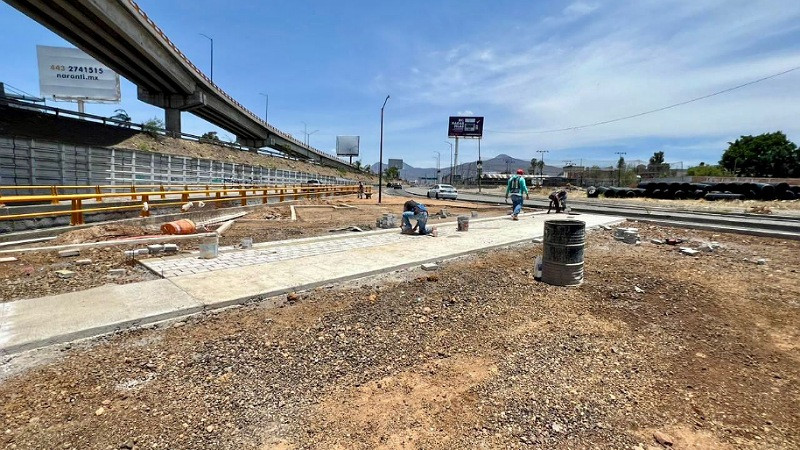 Avanzan obras en bajopuente de salida a Salamanca; se beneficiarán 8 mil morelianos: Sedum