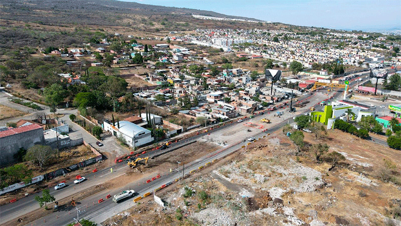 Paso superior vehicular de Villas del Pedregal beneficiará a mas de 40 mil personas