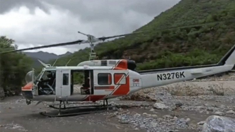 Tormenta “Alberto” arrasa con comunidades de La Huasteca, en Monterrey; rescatan a familias con helicópteros