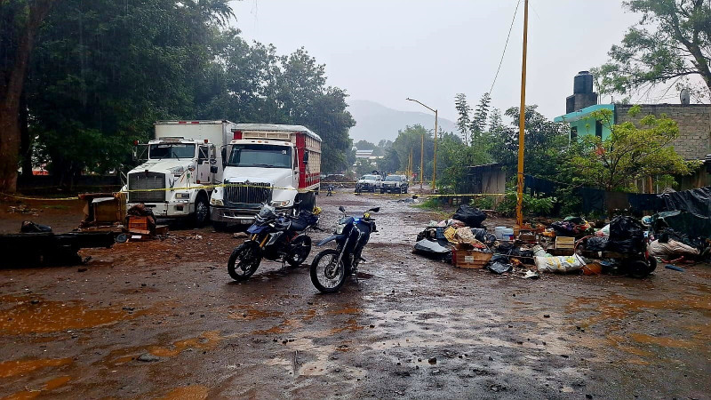 Ultiman a un hombre en Uruapan, Michoacán 