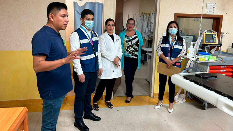 CEDH de Michoacán hace visita de supervisión al Centro Estatal de Atención Oncológica 