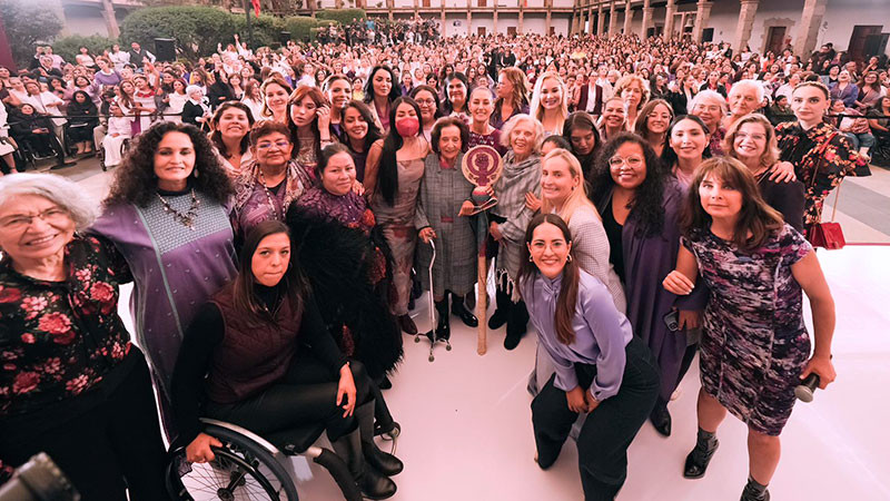 Es tiempo de las mujeres y de transformación, nunca un México sin nosotras: Claudia Sheinbaum 