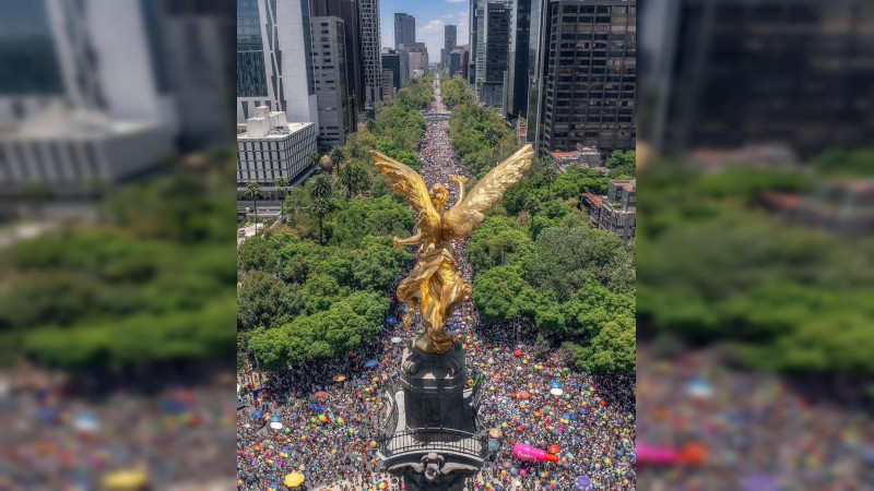 Más de 250 mil personas asistieron a la marcha del orgullo LGBT 2024 en CDMX