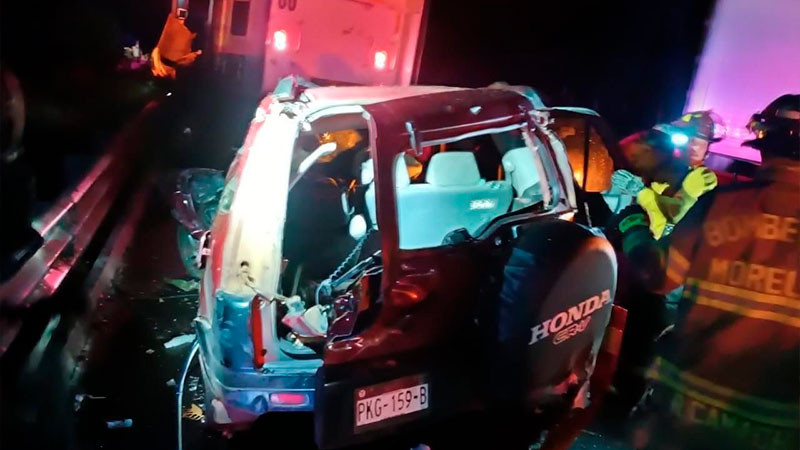 Accidente en la Pátzcuaro-Cuitzeo deja dos muertas y cinco heridas