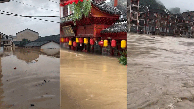 Lluvias intensas provocan evacuación de 242 mil personas en China