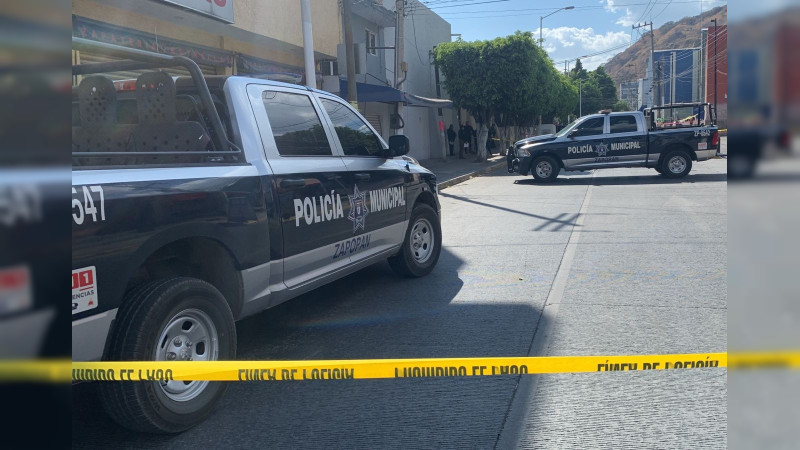 Balacera desata movilización policiaca en Zapopan, Jalisco