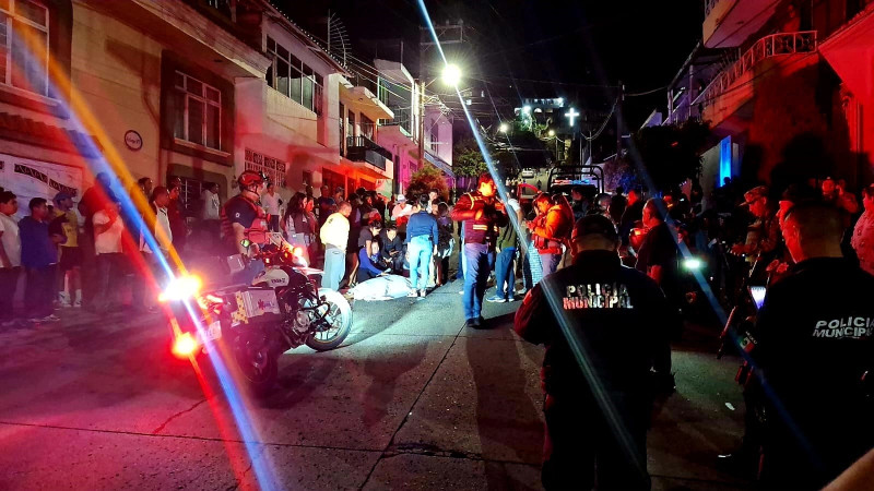 Matan a un hombre en Uruapan, Michoacán 